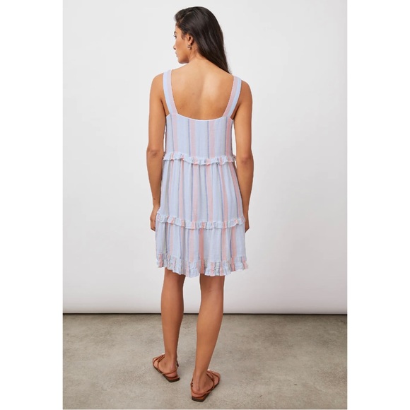 Rails NWT Sandy Dress in Biarritz Multi Stripe | Size XS | Linen Blend - Picture 4 of 15